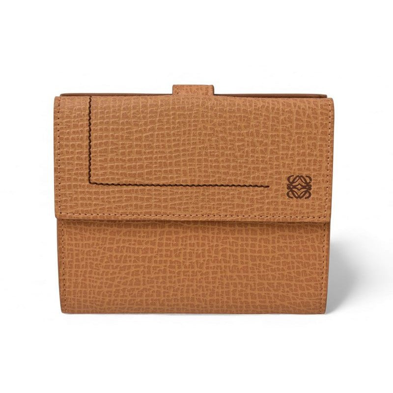 Loewe Wallet Trifold Anagram Caramel