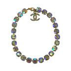 Chanel Super Vintage CC Logo Anklet Aurora Last Gold Plated Bracelet 95