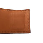 Hermes Bangle Bracelet Medor Collierd Chien Leather Orange Silver — view 7