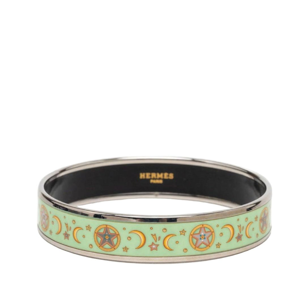 Hermes Enamel MM Cloisonne Bracelet Bangle