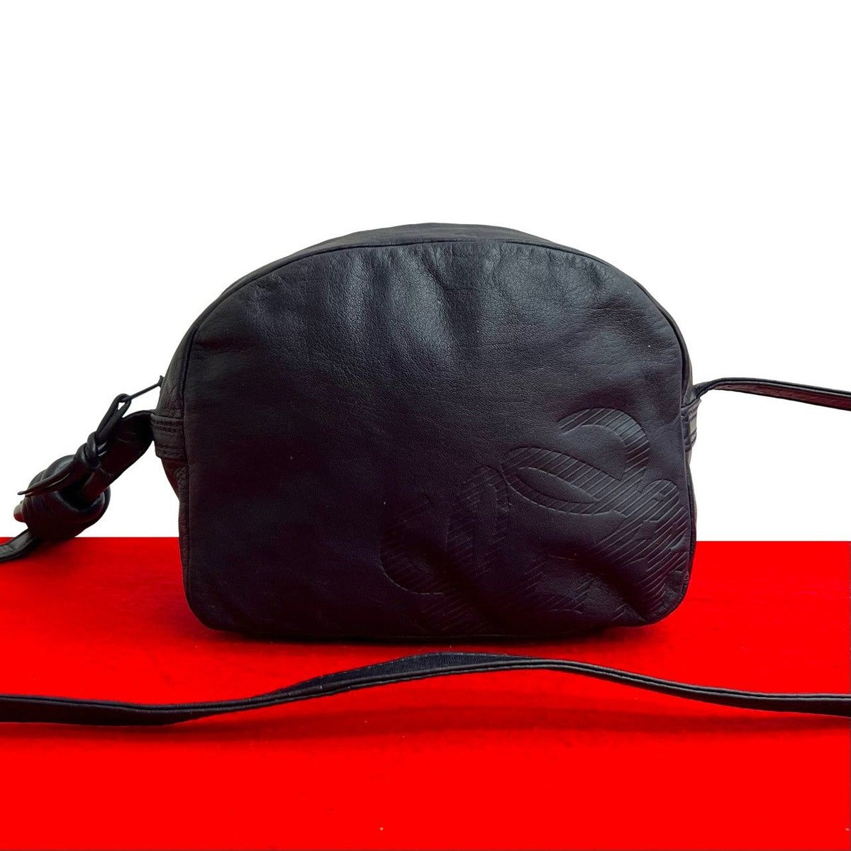 Loewe Vintage Anagram Logo Nappa Leather Mini Shoulder Bag