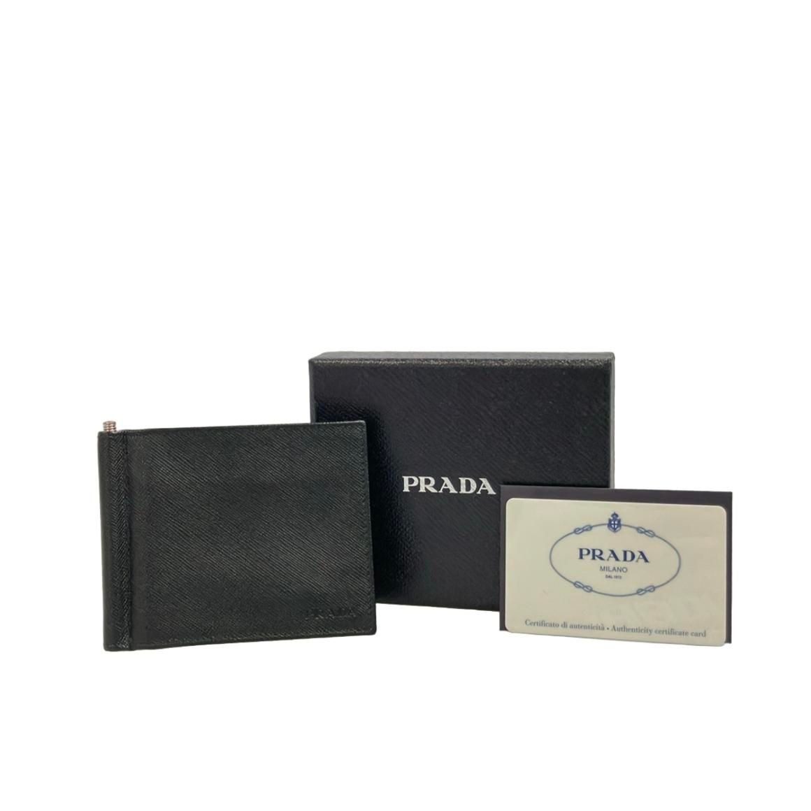Prada Bifold Wallet Card Case with Money Clip — view 9