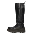 Bottega Veneta Tire Side Zip Long Leather Boots 38