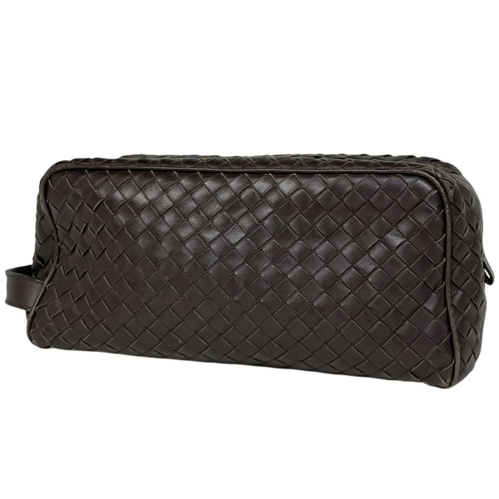 Bottega Veneta Intrecciato Second Bag Handbag Leather Brown
