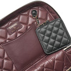 Chanel Quilted Vanity Handbag Caviar Leather Black With Gold Hardware Bag — view 9