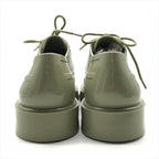 Bottega Veneta Stride Rubber Lace Up Shoes Khaki — view 7