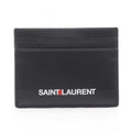 Saint Laurent Paris Card Case Black Leather