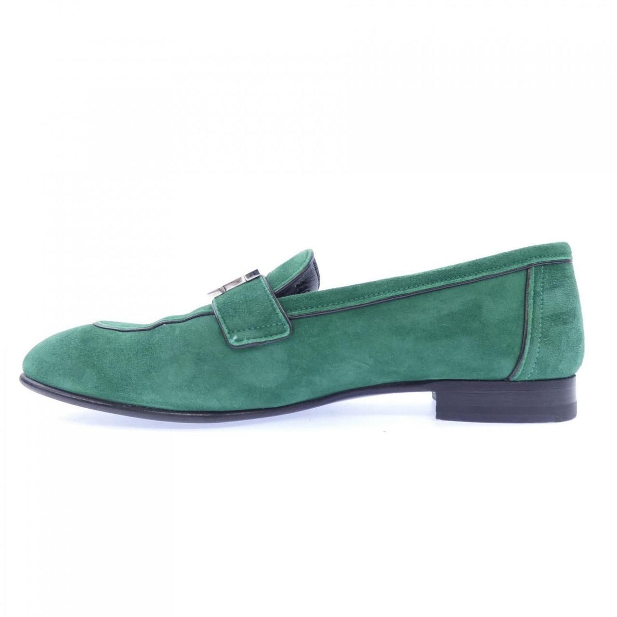 Hermes Paris Shoes Green 36 — view 2