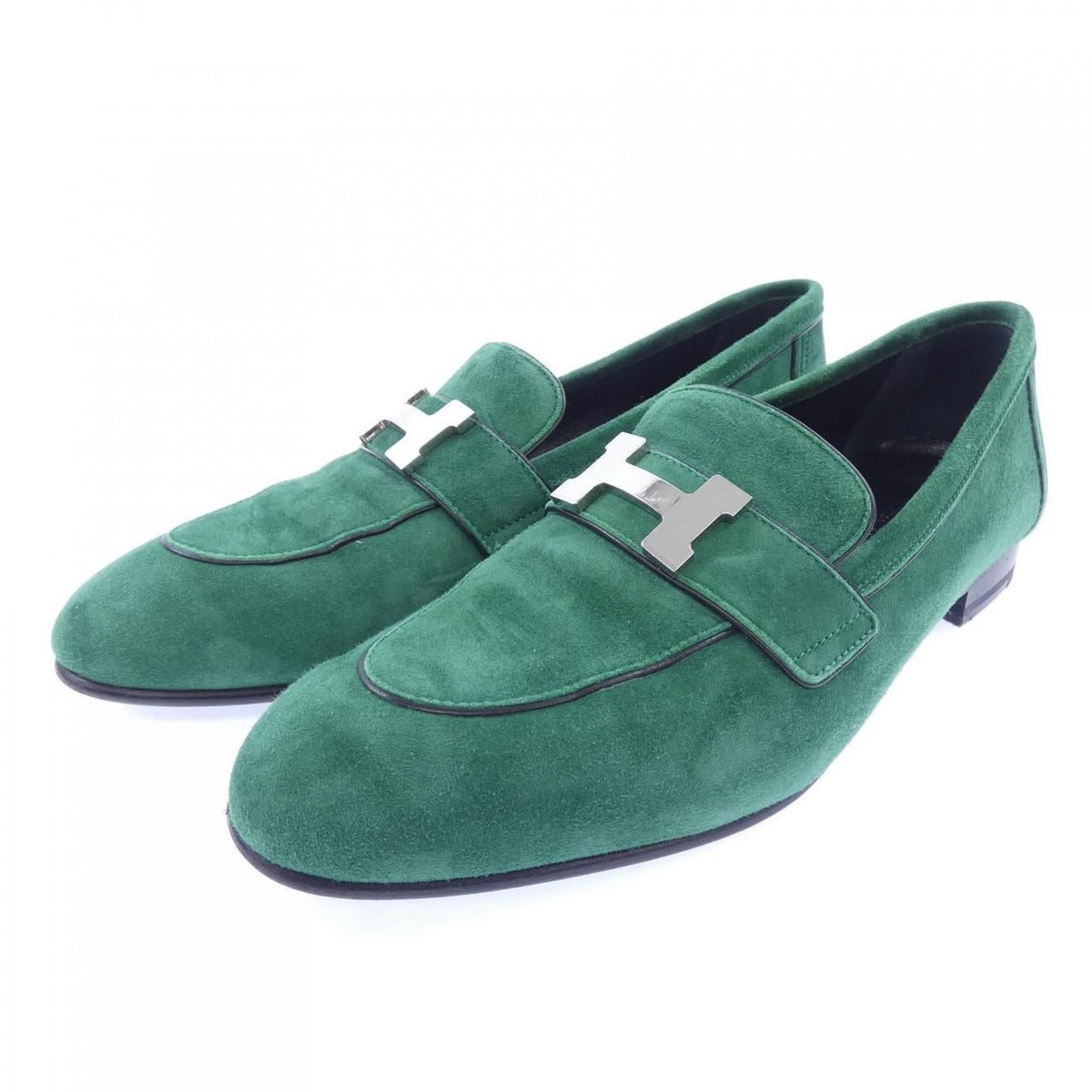 Hermes Paris Shoes Green 36 — view 3