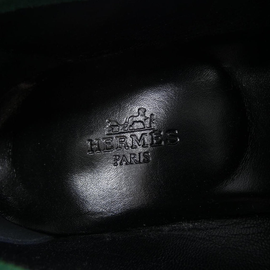Hermes Paris Shoes Green 36 — view 6