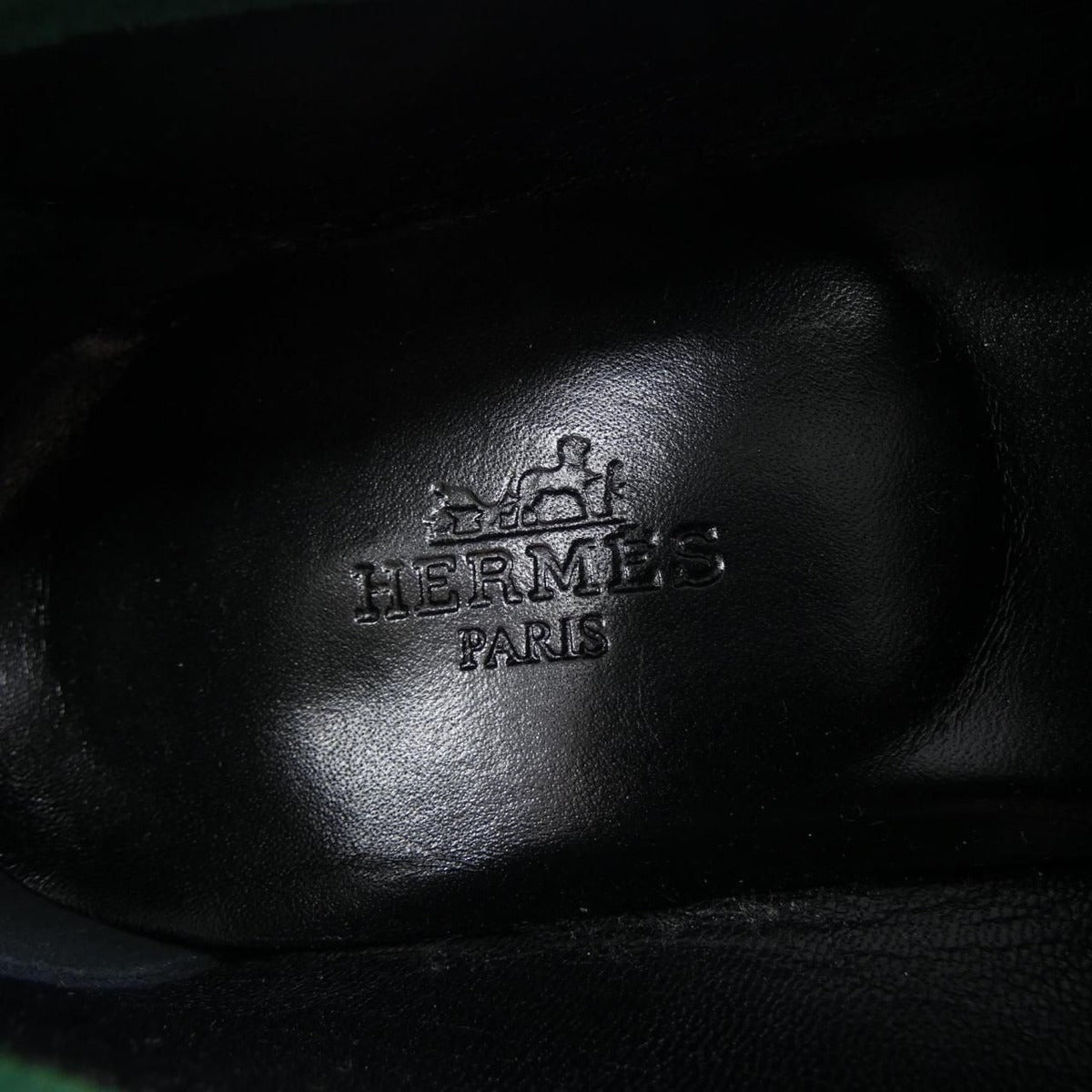 Hermes Paris Shoes Green 36 — view 6