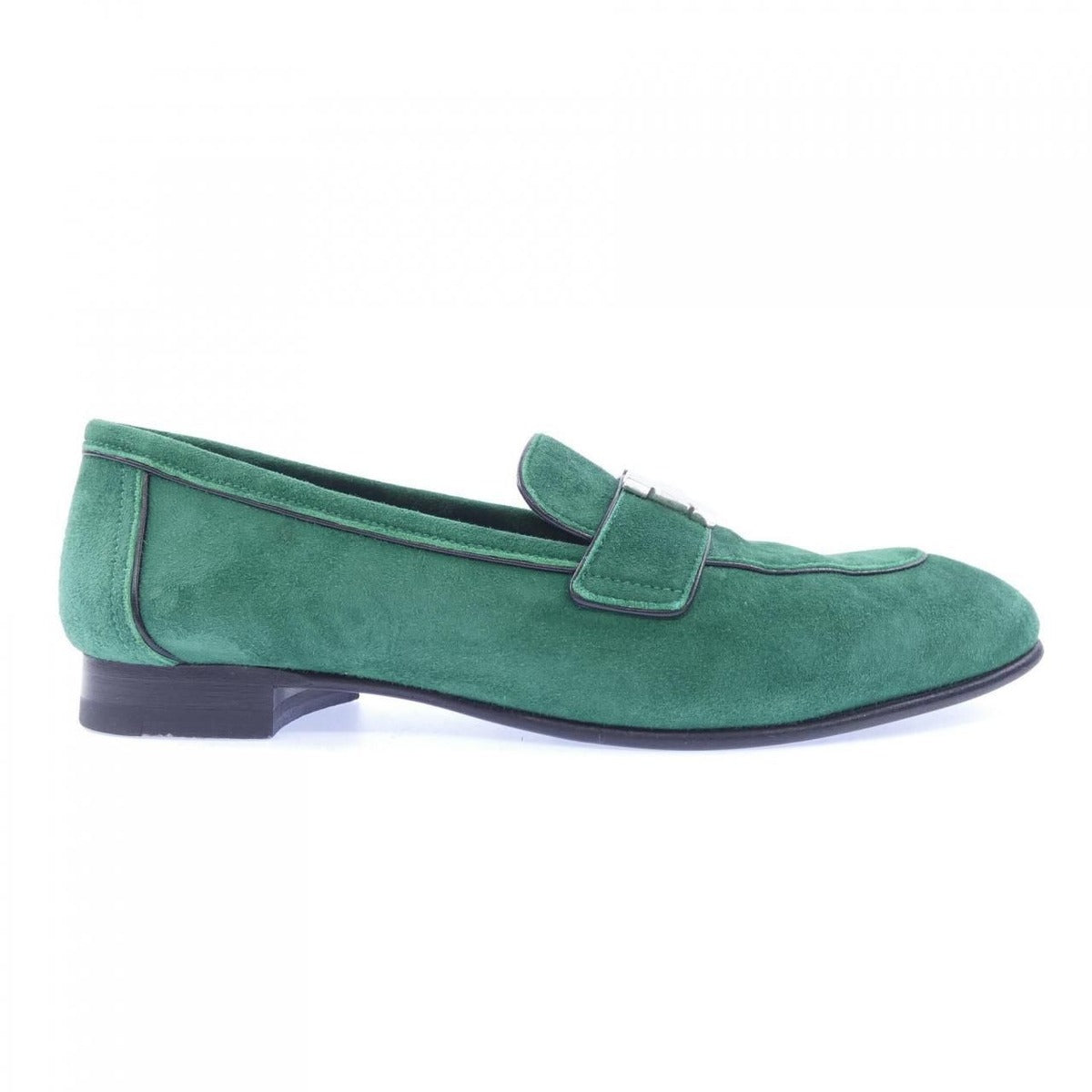 Hermes Paris Shoes Green 36