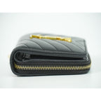 Saint Laurent Leather Bifold Wallet Compact Black — view 4