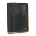 Chanel Notebook Cover Leather Black Agenda