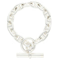 Hermes Chaine D'ancre MM Silver Bracelet