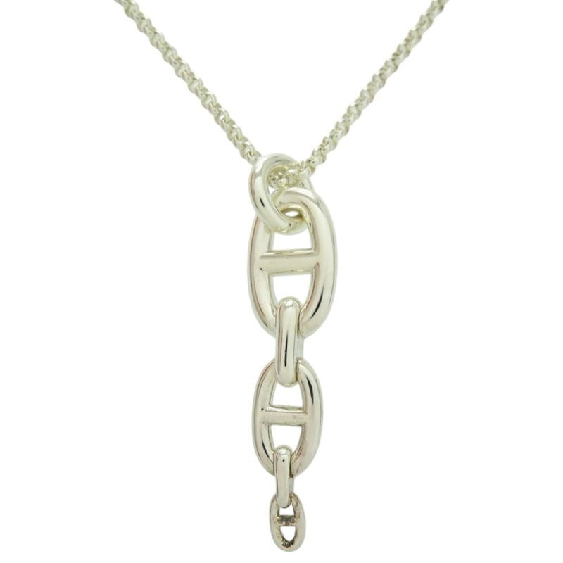 Hermes Chaine D'ancre Ancienne 22 925 Silver Necklace 1191 — view 2