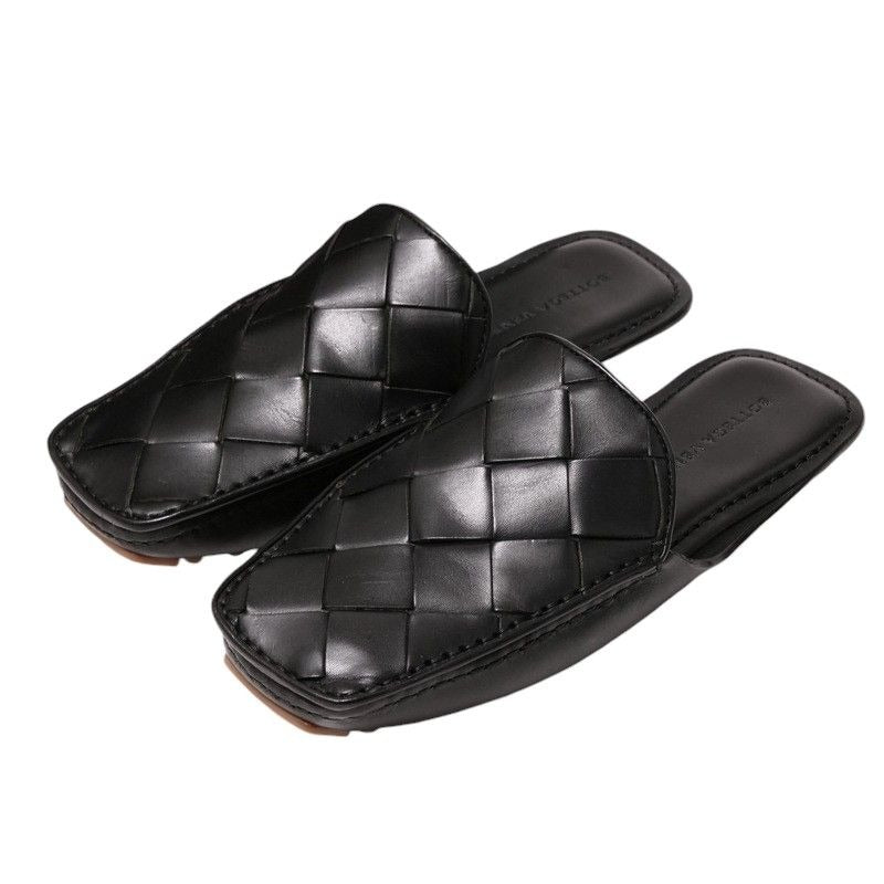 Bottega Veneta Sandals Size 37 Intrecciato Leather