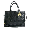 Dior Book Tote Macro Cannage Shoulder Calfskin