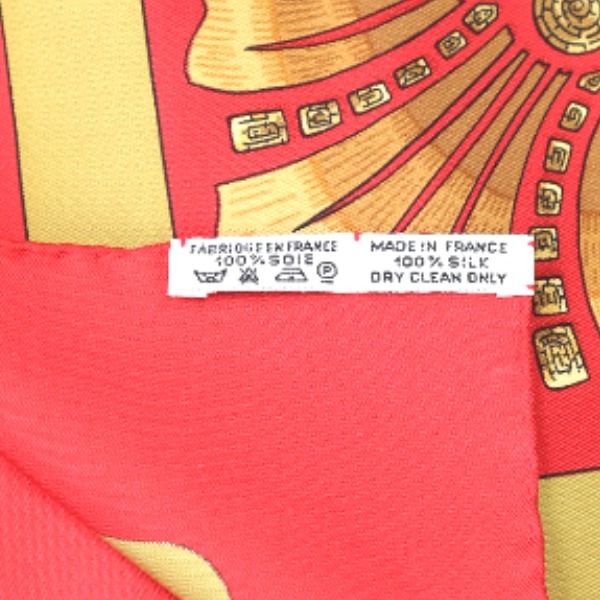 Hermes Carre 90 Cheval Jurc Turkish Horse Scarf Red — view 3