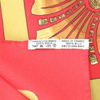 Hermes Carre 90 Cheval Jurc Turkish Horse Scarf Red — view 3