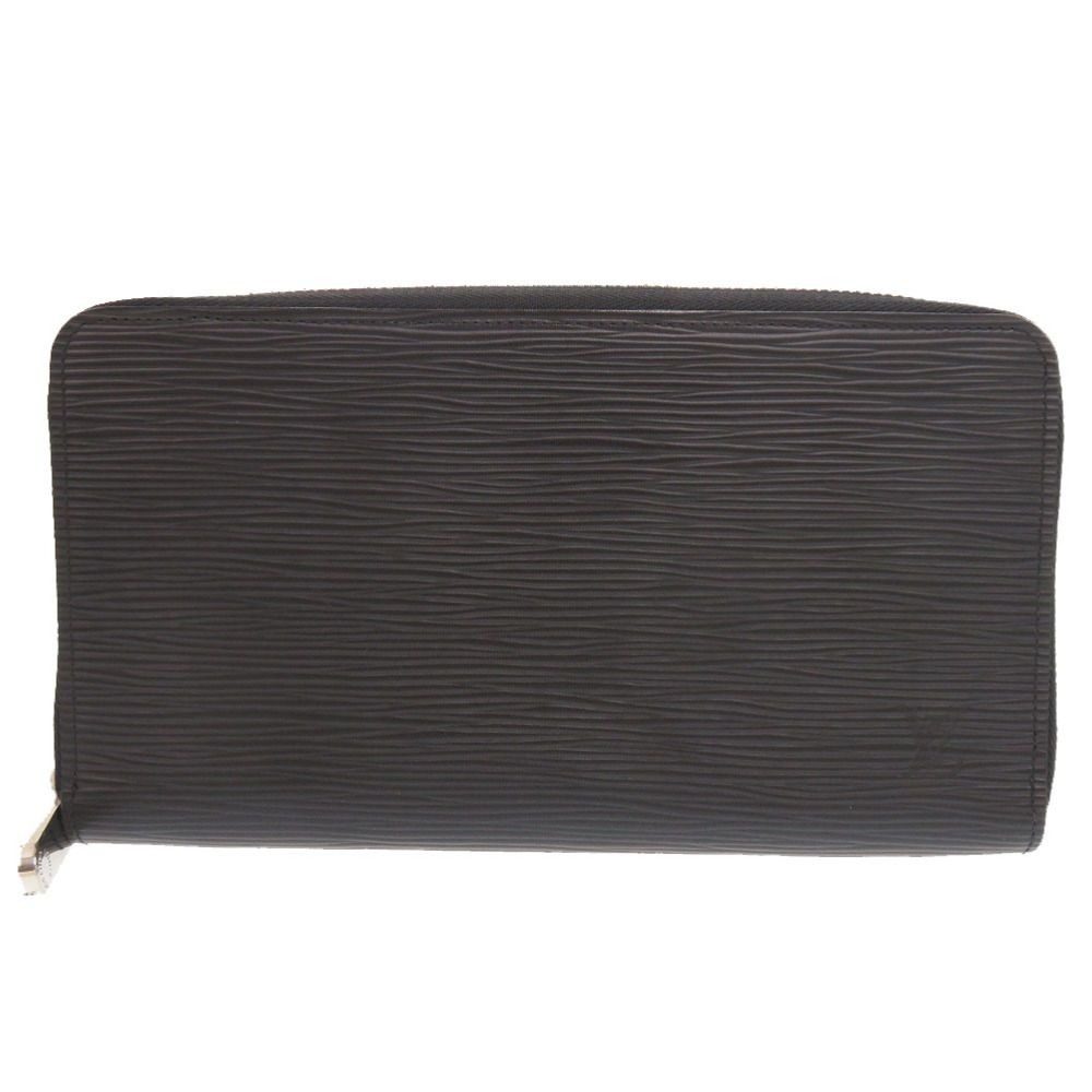 Louis Vuitton Zippy Organizer Epi Noir Black Zip Around Wallet