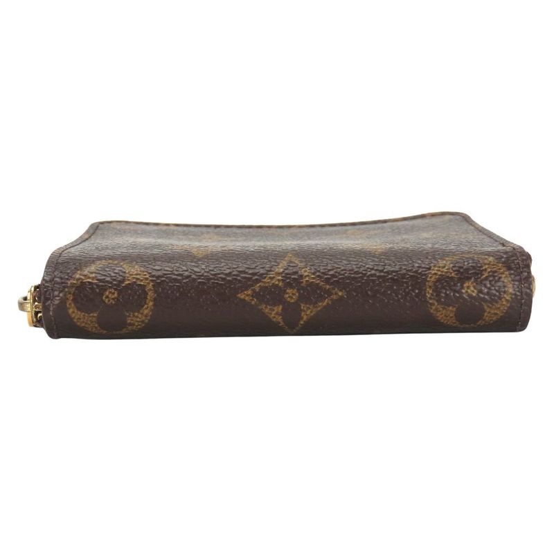 Louis Vuitton Coin Case Zippy Purse Round Zipper Monogram Brown — view 3