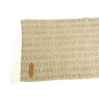 Hermes Muffler Wavy Double Face Beige Camel Cashmere Shawl Scarf — view 3