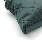 Prada Nylon Quilted Chain Shoulder Bag Green — view 5