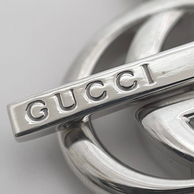 Gucci Necklace Silver Interlocking Polished Ag — view 6