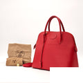 Hermes Bolide 35 2-Way Shoulder Bag Red Cadena Padlock Strap Key