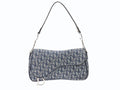 Dior Trotter Line Saddle Bag Navy Silver