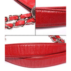 Chanel Chain Shoulder Bag Tote Caviar Leather Silver Quilted — view 9