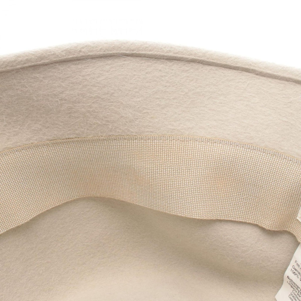Hermes Hat Gray Leather — view 6