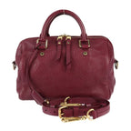 Louis Vuitton Speedy Bandouliere 25 Handbag Leather Aurore Gold Hardware