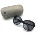 Chanel CC Logo Sunglasses Eyewear Black Case