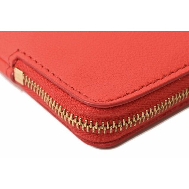 Celine Clutch Pouch Bag Ipad Case Bicolor Primary Red Beige — view 5