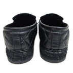 Chanel Loafers Size 37 C Lambskin Espadrilles Coco Mark Black — view 6