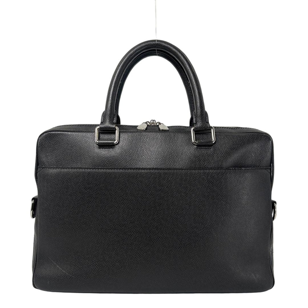 Louis Vuitton Super Taiga Porte Documents PM Noir Business Bag Black