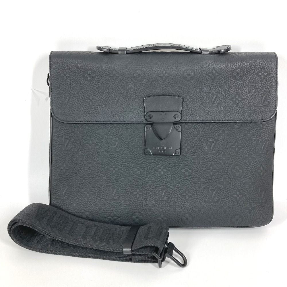 Louis Vuitton Handbag S Lock Bree Faux-s Taurillon Leather Noir Black