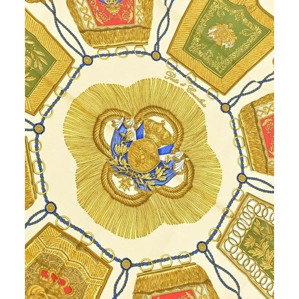 Hermes Bandana Scarf Silk Blue — view 2