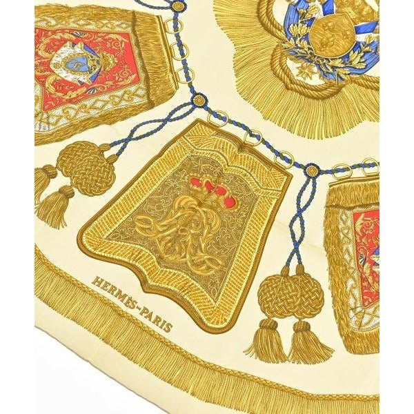 Hermes Bandana Scarf Silk Blue — view 3