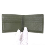 Gucci Leather GG Supreme Canvas Double Logo Bifold Wallet — view 4