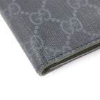 Gucci Leather GG Supreme Canvas Double Logo Bifold Wallet — view 6