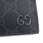 Gucci Leather GG Supreme Canvas Double Logo Bifold Wallet — view 7