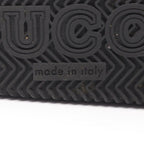 Gucci Sandals Web Stripe Cross Rubber Black — view 6