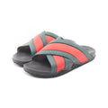 Gucci Sandals Web Stripe Cross Rubber Black