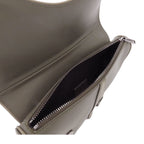 Dior Saddle Bag Khaki Leather Logo — view 5