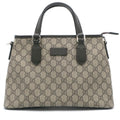 Gucci Tote Bag GG Supreme 429019.486628 Beige Brown Silver Hardware