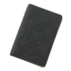Louis Vuitton Card Case Monogram Taurillon Organizer de Poche Noir Black