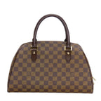 Louis Vuitton Handbag Rivera MM Damier Ebene Brown Gold Hardware — view 2
